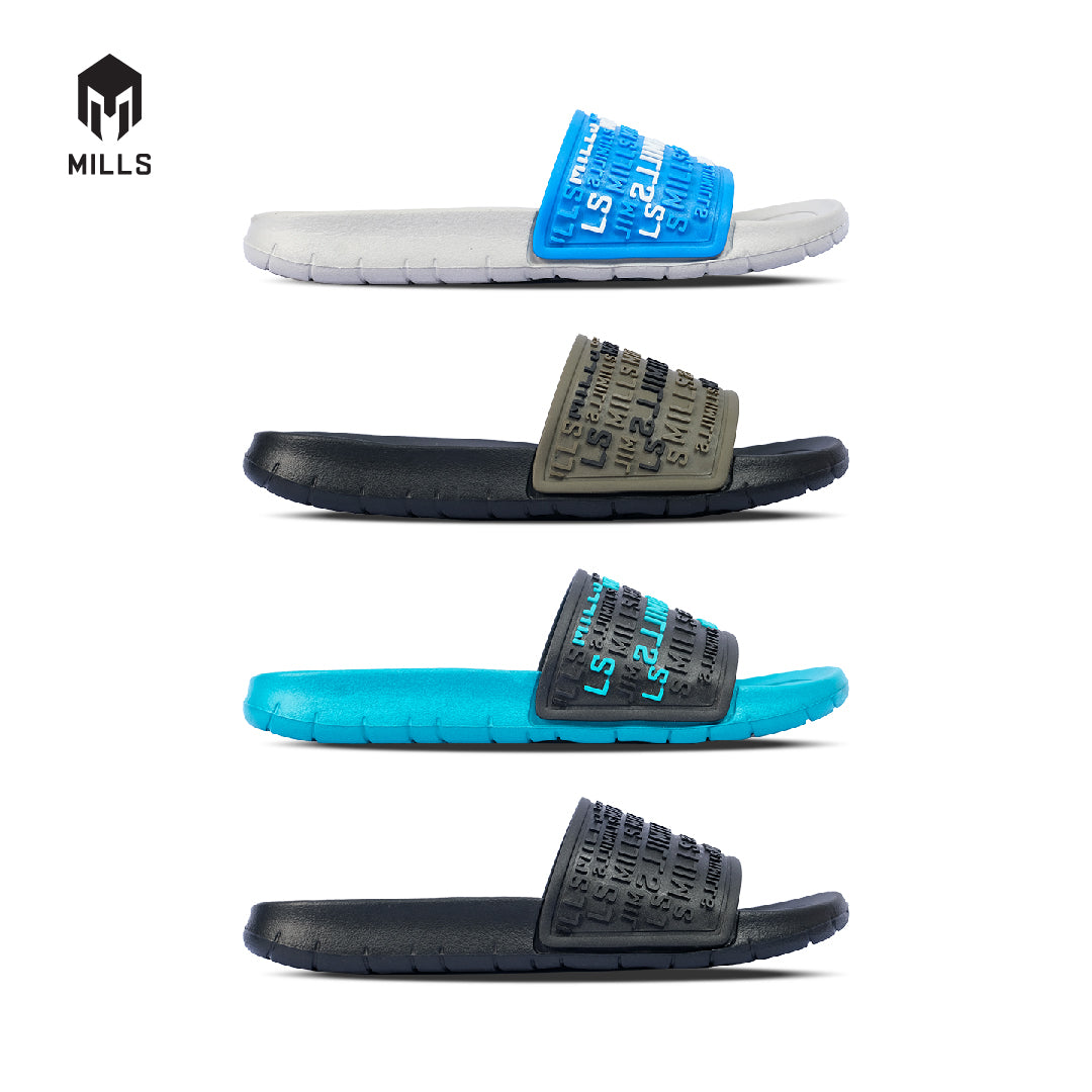MILLS Sandal Necrom Testo LT. Grey / White / Blue 9901102