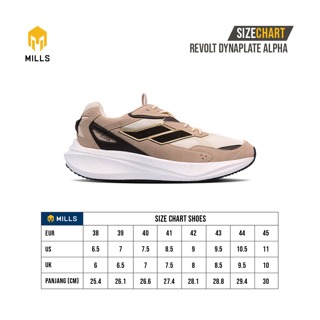 MILLS Sepatu Lifestyle Revolt Dynaplate Alpha Black / Lt Grey / White 9702002