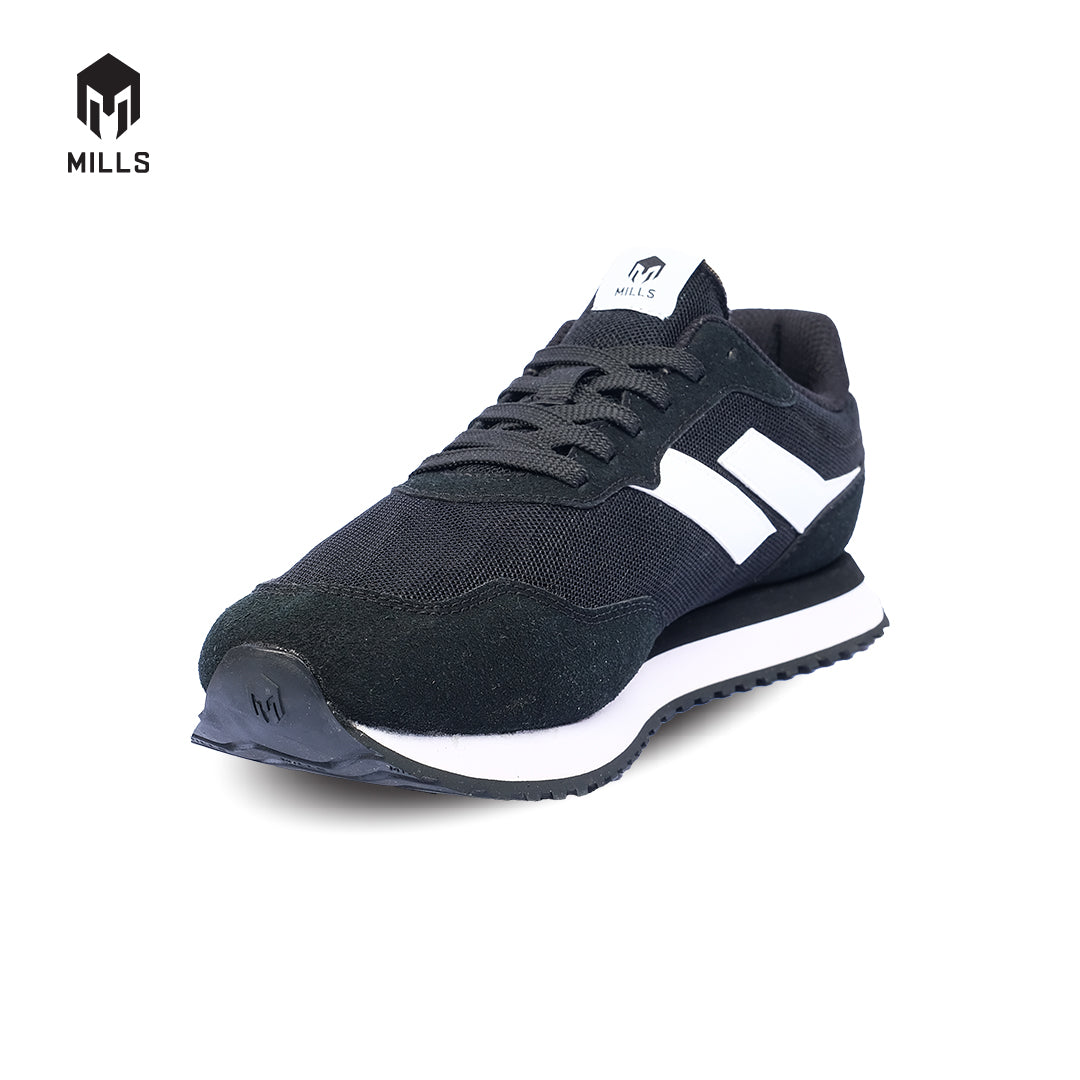 MILLS Sepatu Tripoli Star Black / White 9701404