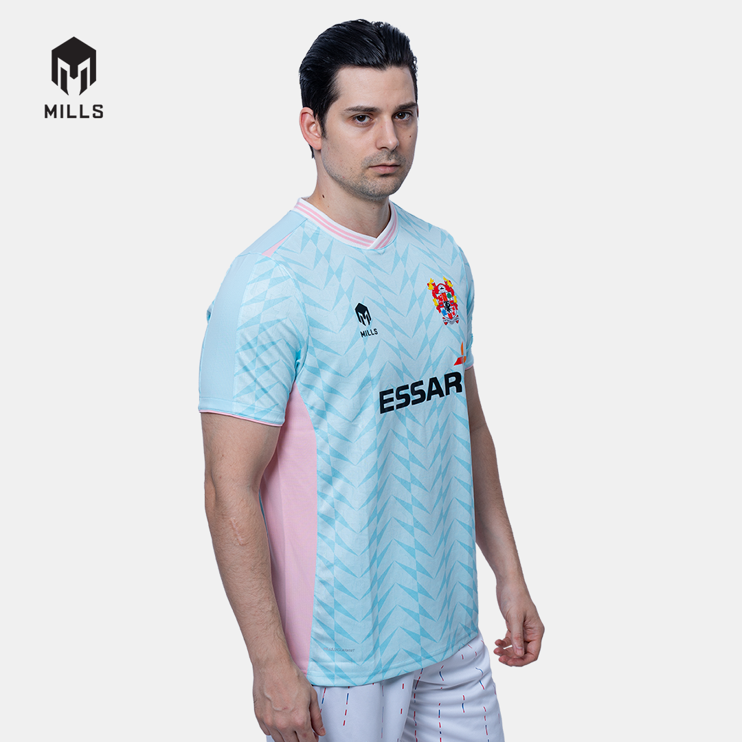 MILLS BAJU OLAHRAGA JERSEY TRANMERE AWAY FOOTBALL JERSEY PI SOFT BLUE 00100548