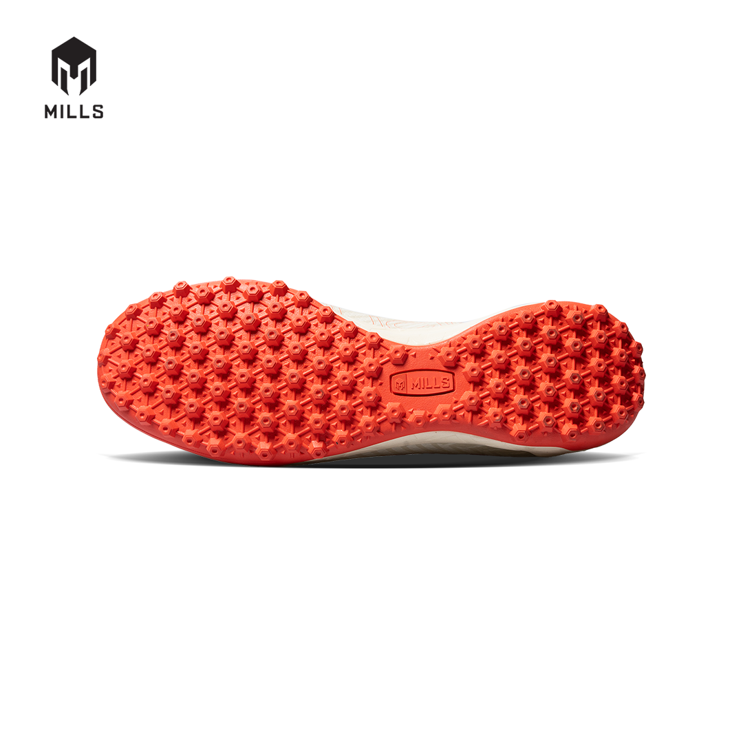 MILLS Sepatu Futsal Helios Turf Beige / Bright Red 9001301