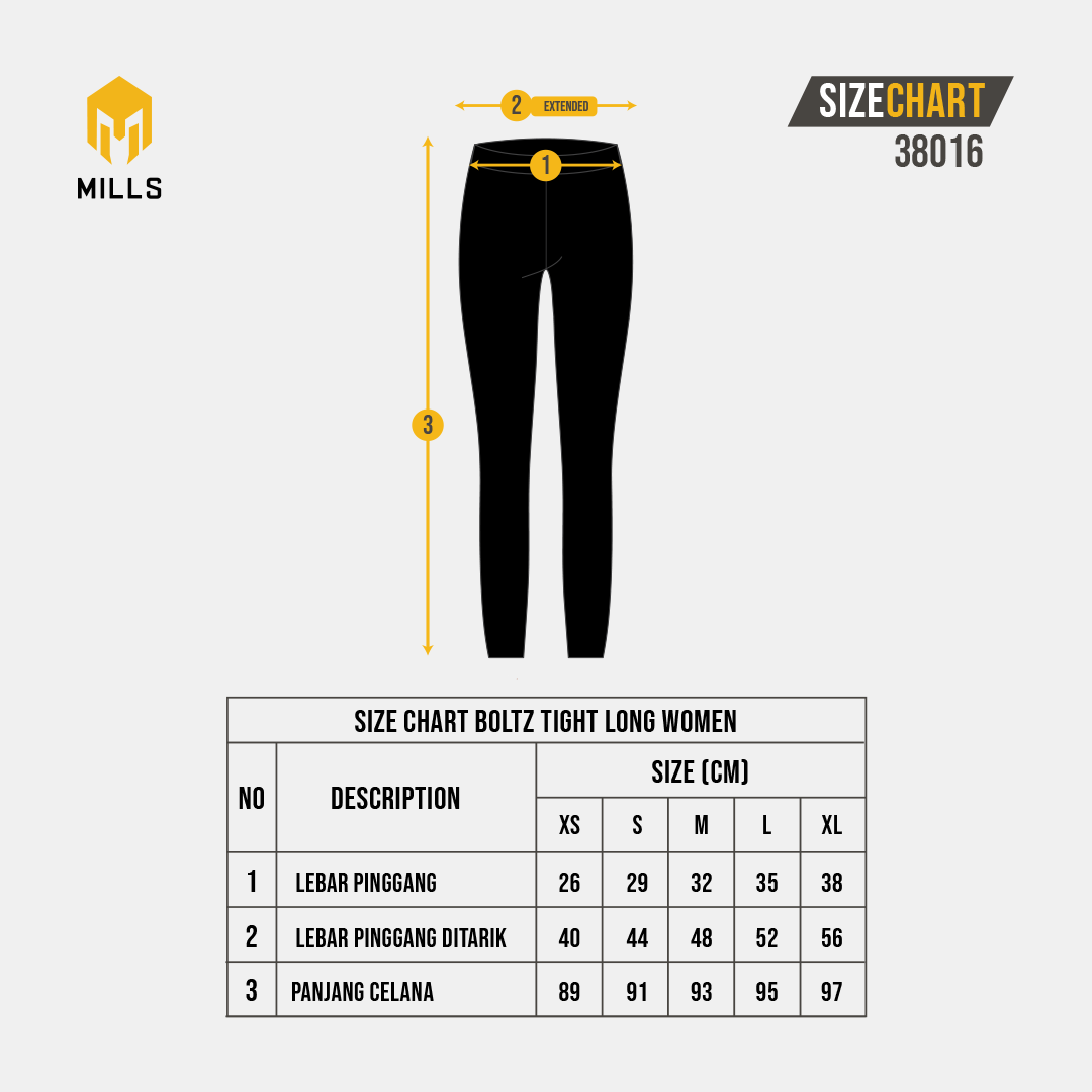 MILLS LEGGING WANITA BOLTZ TIGHT PANT WOMEN 03200016