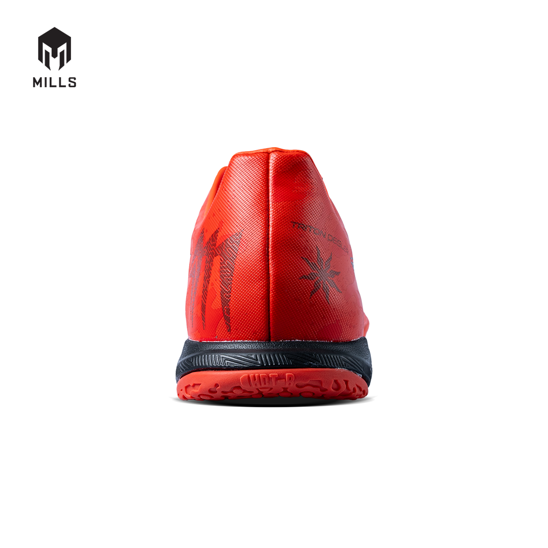 MILLS Sepatu Futsal Triton Deisler 1.2 Prime IN Coral Red / Black 9403403