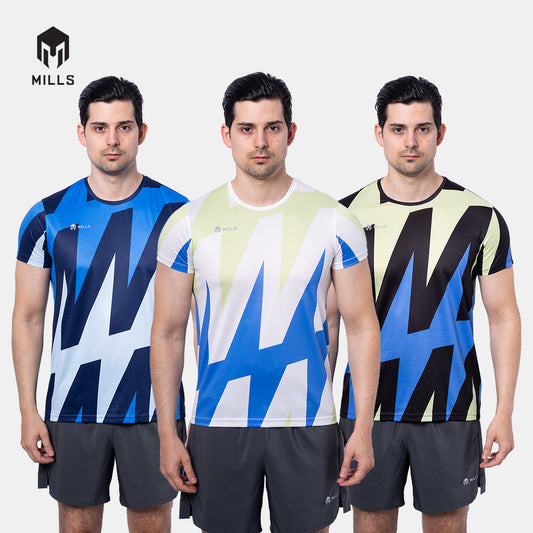 MILLS Baju Olahraga Running Enercharge Running Tshirt Men 00100097