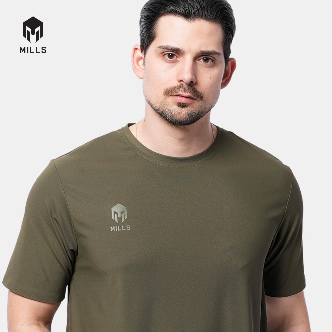MILLS Kaos Oblong Katun Cotton T-Shirt Energa 00100050