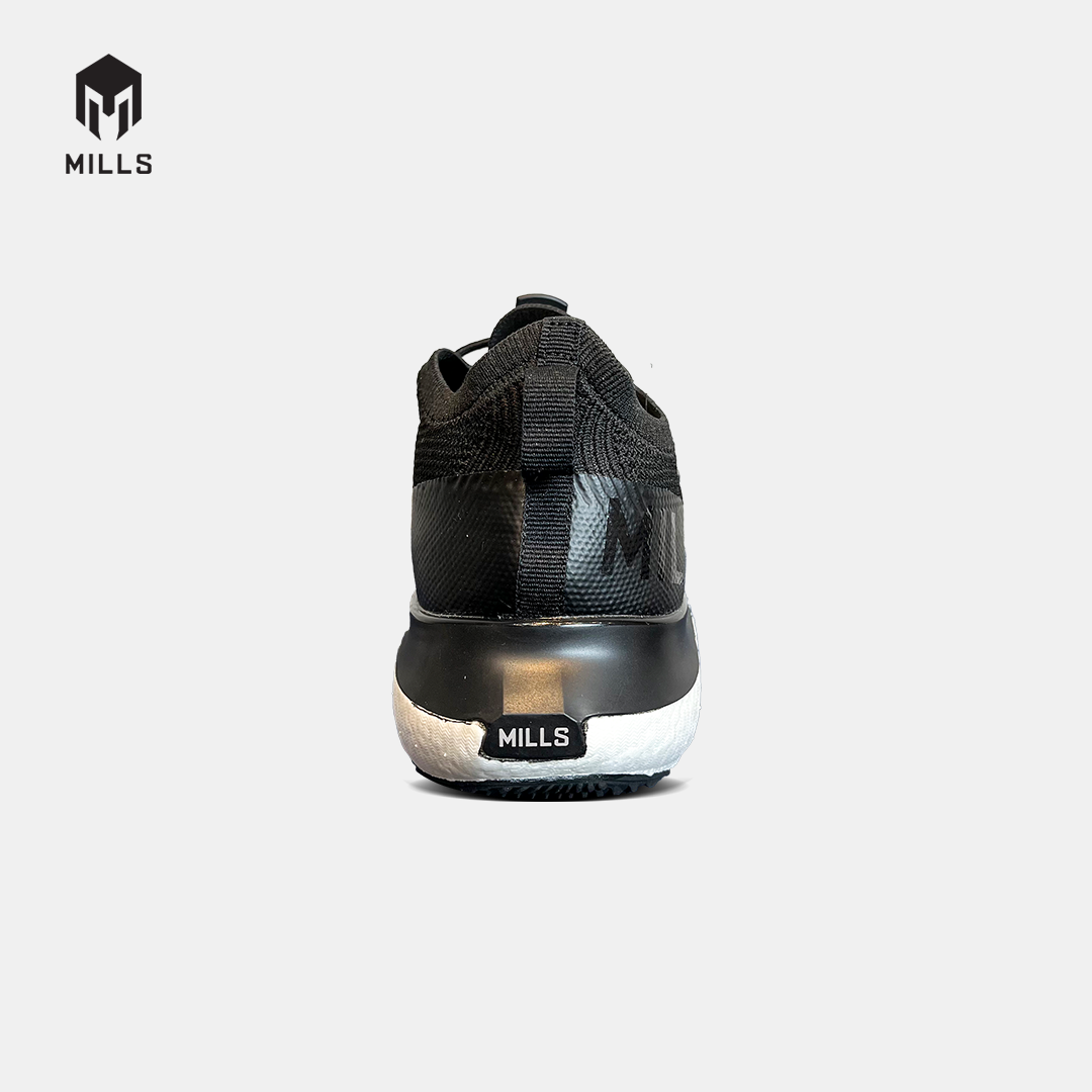 Mills Sepatu Lari Running Shoes Falken Ride Black / White 9102504
