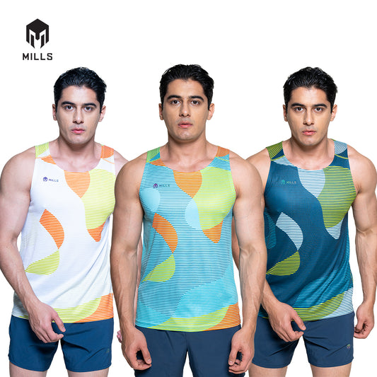 MILLS Singlet Running Zenith Running Tank Top Men 4013