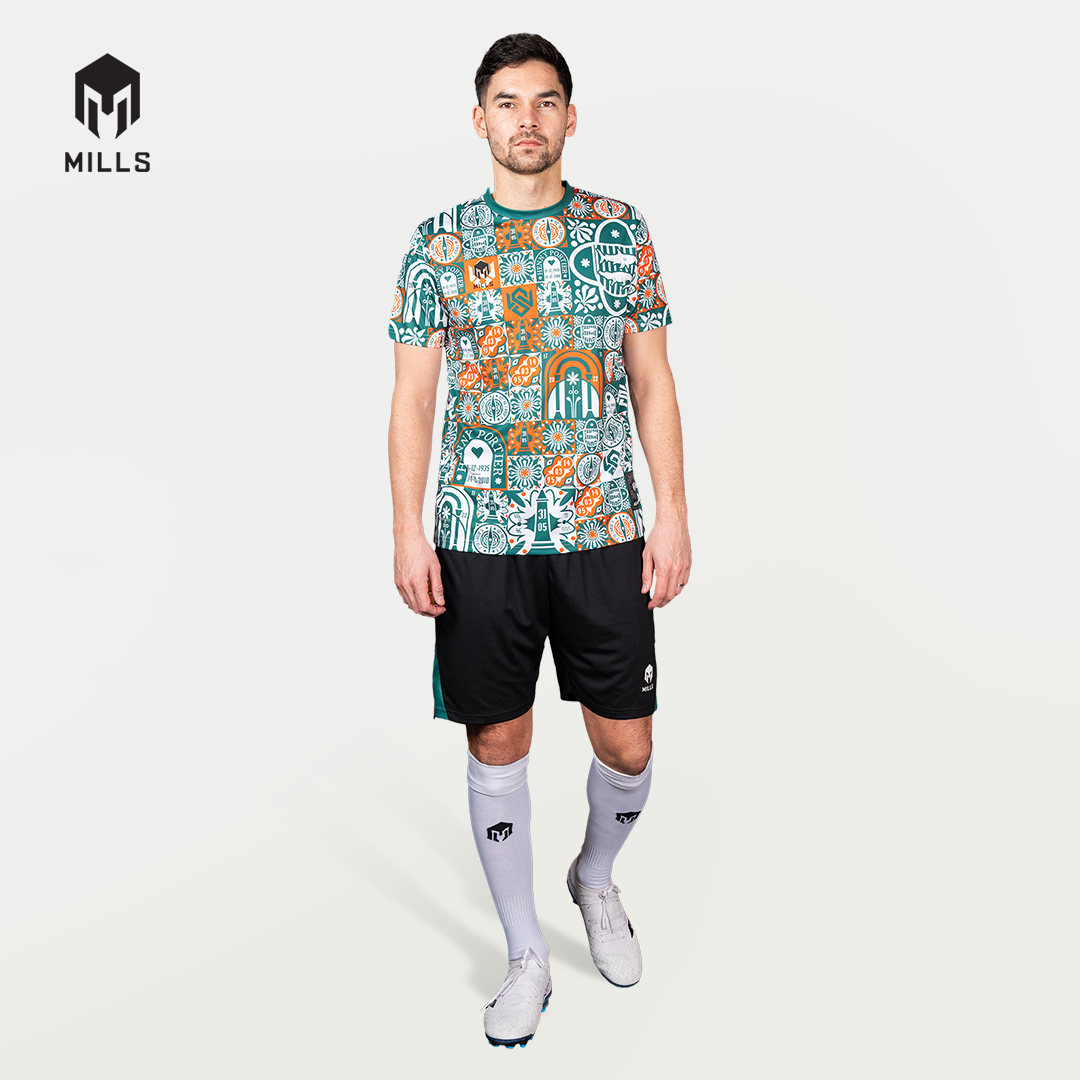 MILLS BAJU OLAHRAGA JERSEY SEPAKBOLA GELORA FOOTBALL JERSEY GREEN 00100526