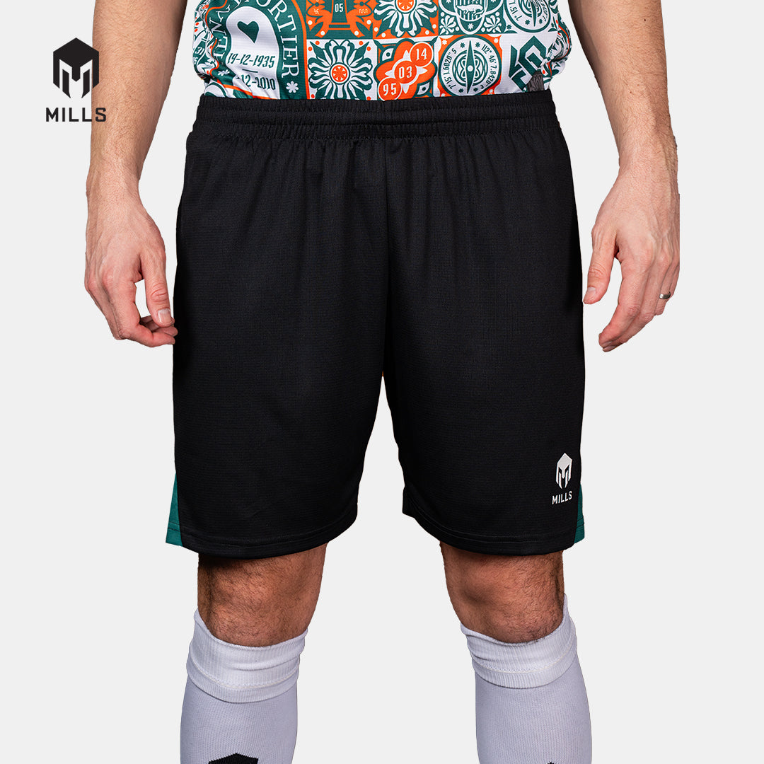 MILLS CELANA PENDEK OLAHRAGA SEPAKBOLA GELORA FOOTBALL SHORT BLACK 03100289