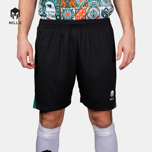 MILLS CELANA PENDEK OLAHRAGA SEPAKBOLA GELORA FOOTBALL SHORT BLACK 03100289