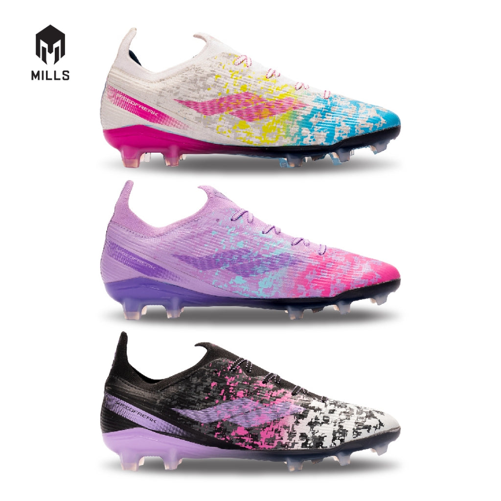 MILLS Sepatu Sepakbola Xyclops Speedfreak FG Off. White / Magenta / Black 9301602