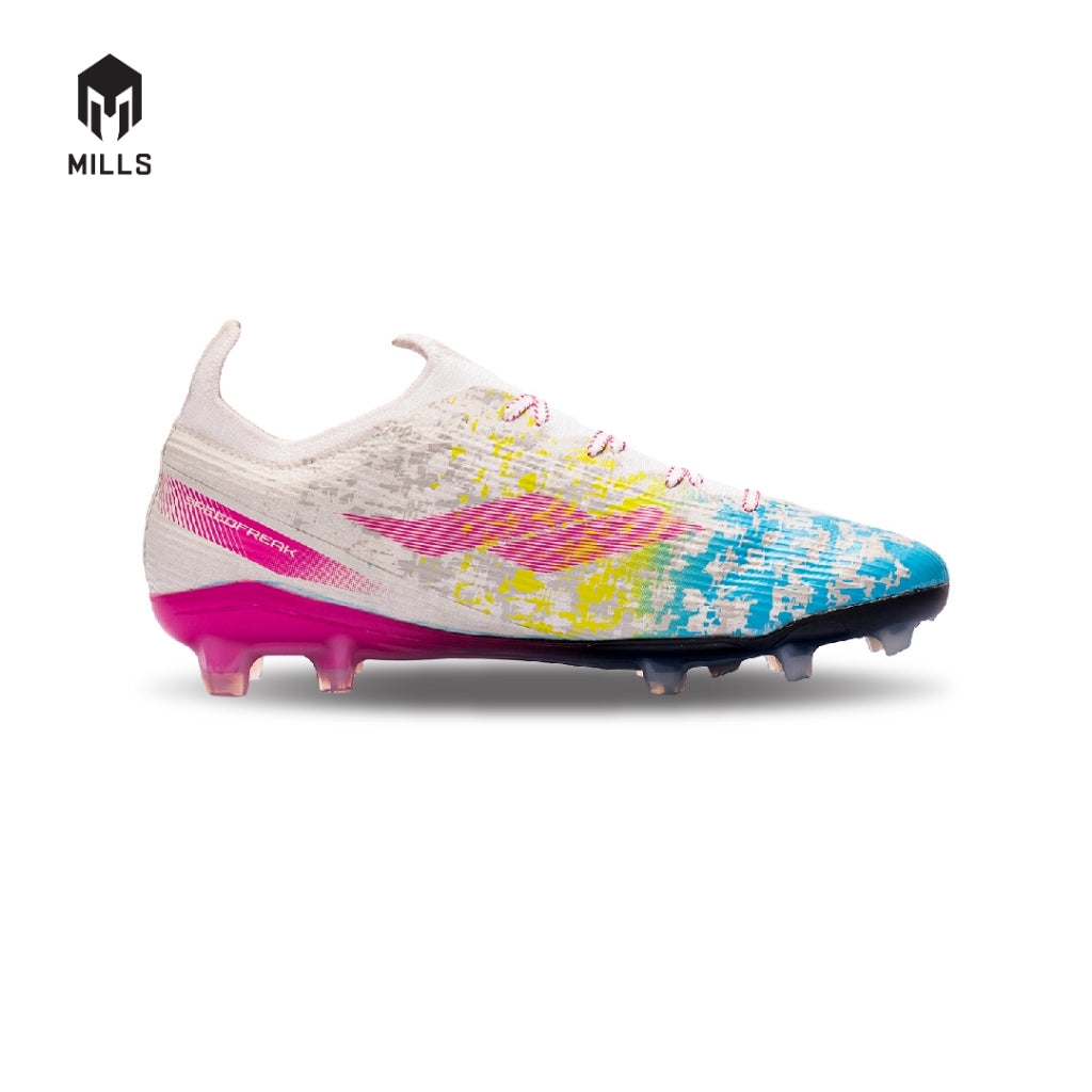 MILLS Sepatu Sepakbola Xyclops Speedfreak FG Off. White / Magenta / Black 9301602