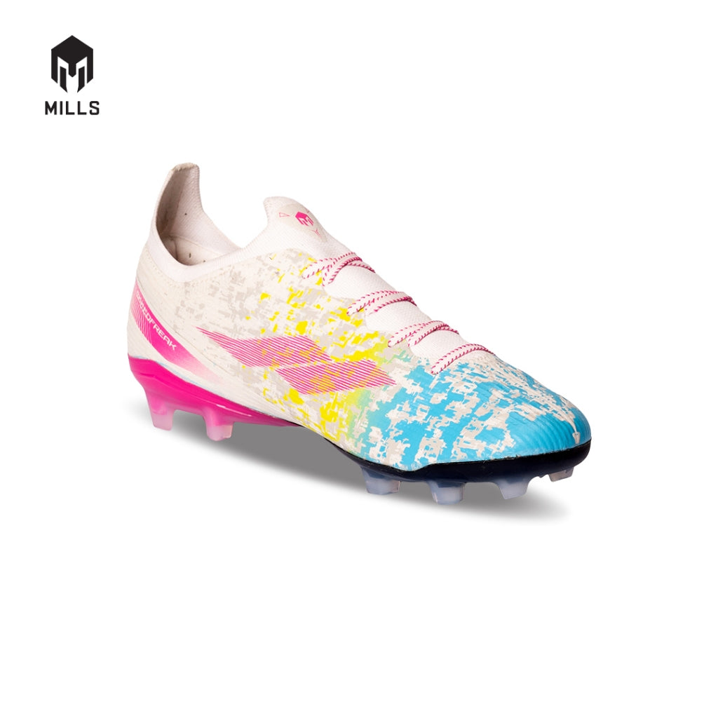 MILLS Sepatu Sepakbola Xyclops Speedfreak FG Off. White / Magenta / Black 9301602