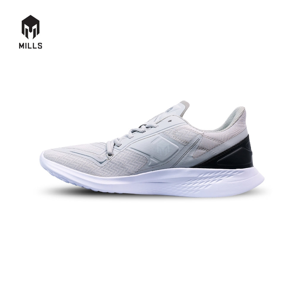 Mills Sepatu Lari Running Shoes Treximo Omega LT. Grey / Black 9100108