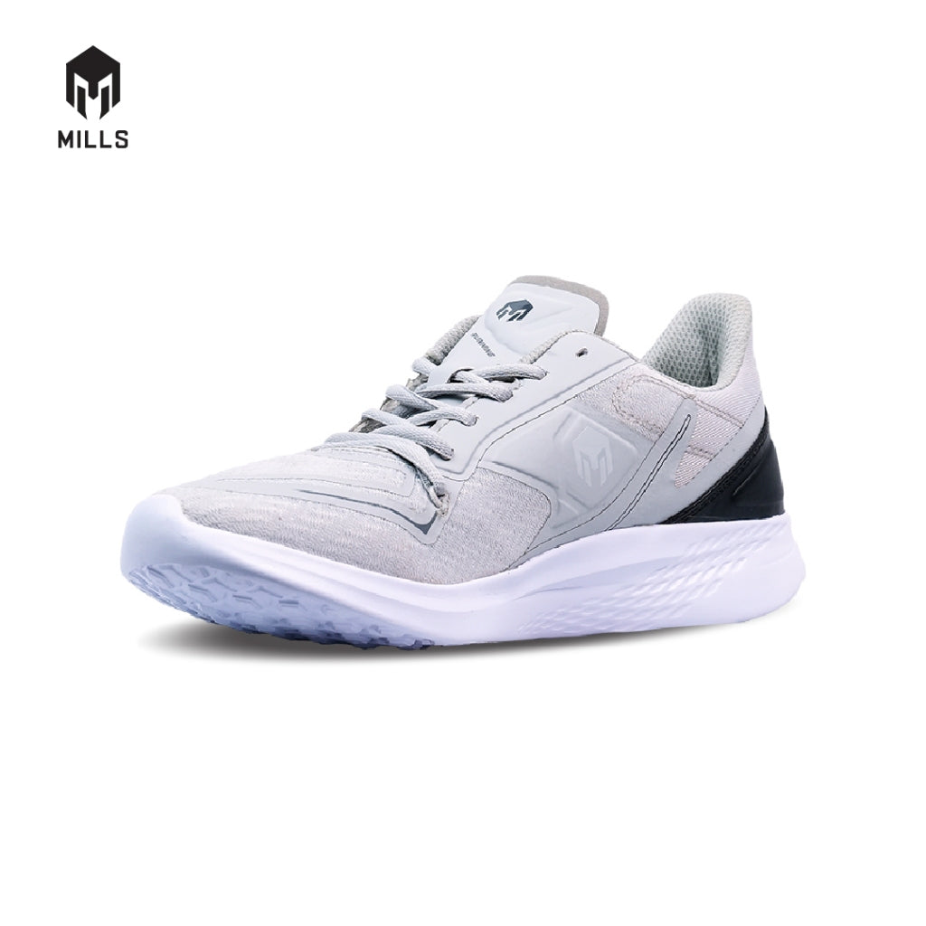 Mills Sepatu Lari Running Shoes Treximo Omega LT. Grey / Black 9100108