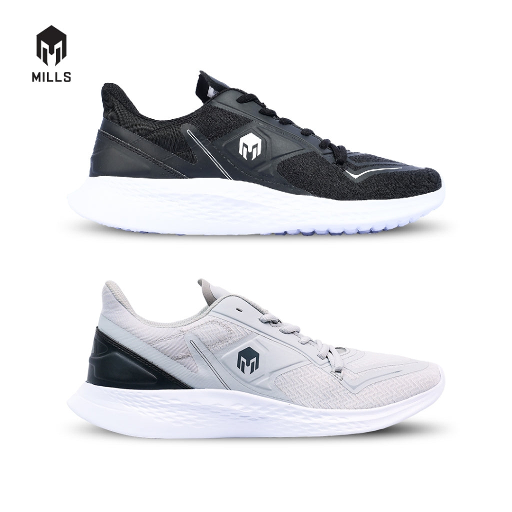 Mills Sepatu Lari Running Shoes Treximo Omega LT. Grey / Black 9100108