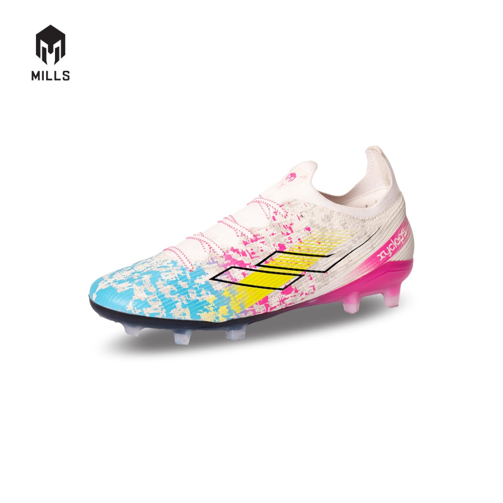 MILLS Sepatu Sepakbola Xyclops Speedfreak FG Off. White / Magenta / Black 9301602