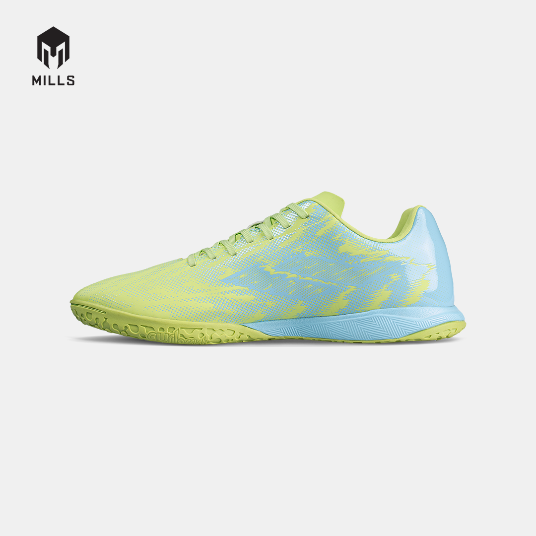 MILLS SEPATU FUTSAL XENON IN LIME.GREEN/SKY.BLUE 9401607