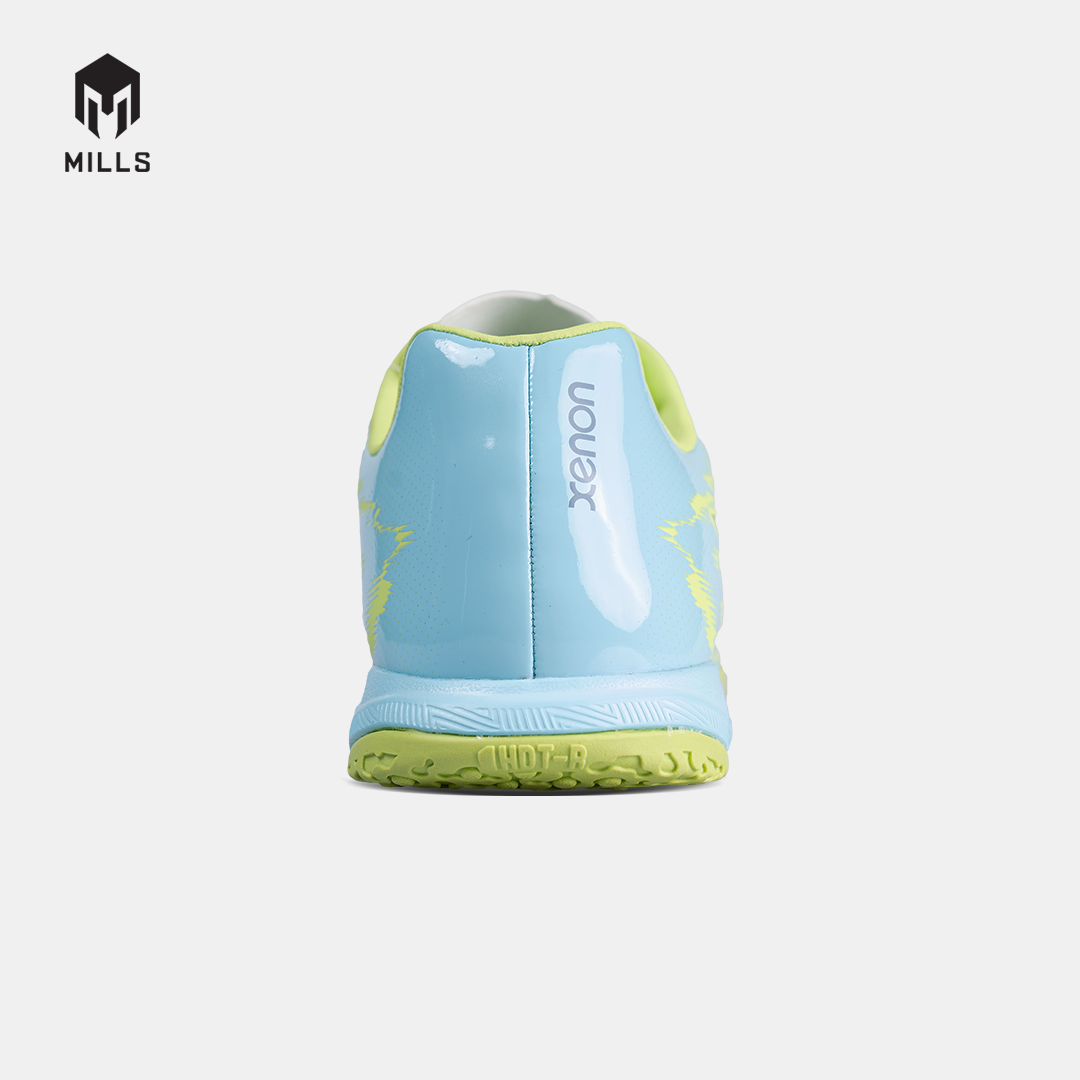 MILLS SEPATU FUTSAL XENON IN LIME.GREEN/SKY.BLUE 9401607