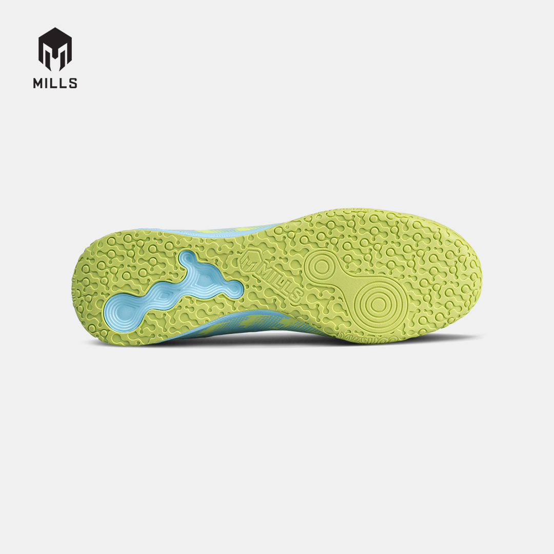MILLS SEPATU FUTSAL XENON IN LIME.GREEN/SKY.BLUE 9401607