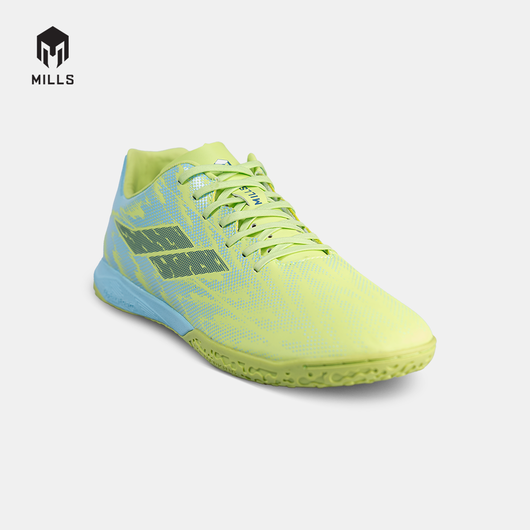 MILLS SEPATU FUTSAL XENON IN LIME.GREEN/SKY.BLUE 9401607