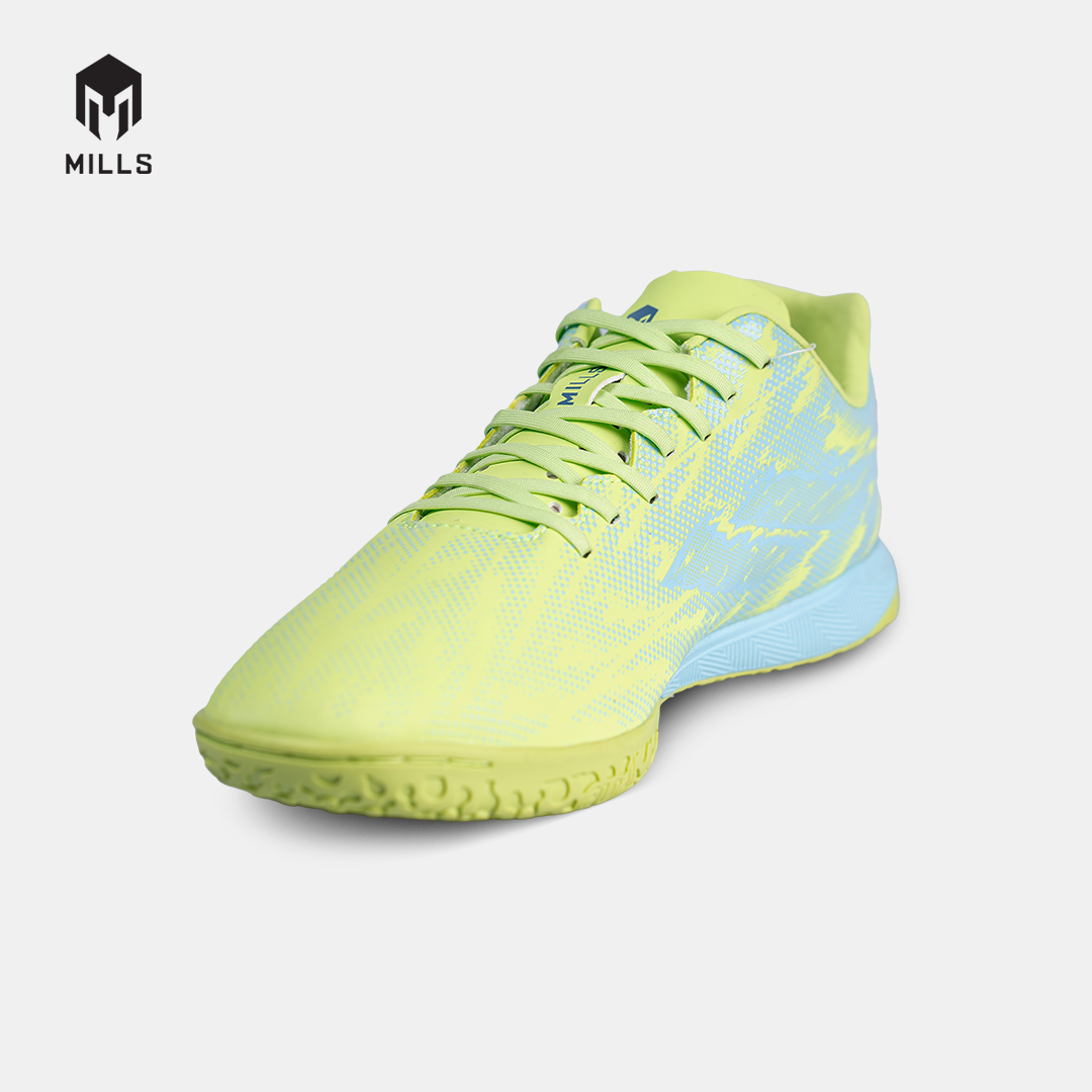 MILLS SEPATU FUTSAL XENON IN LIME.GREEN/SKY.BLUE 9401607
