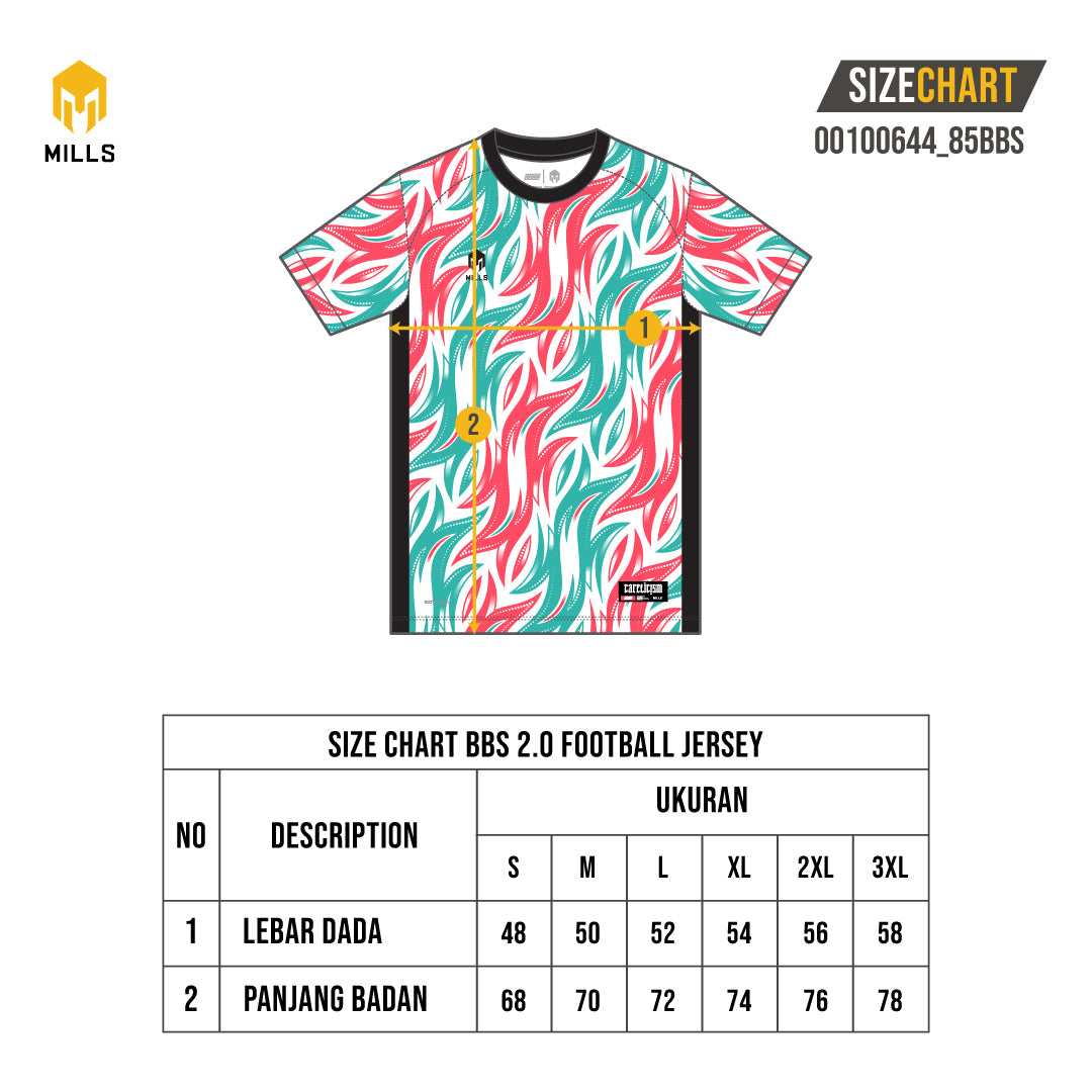 MILLS BAJU OLAHRAGA JERSEY SEPAKBOLA FOOTBALL FUTSAL SOCCER JERSEY BBS 2.0 FOOTBALL JERSEY PINK/GREEN 00100644