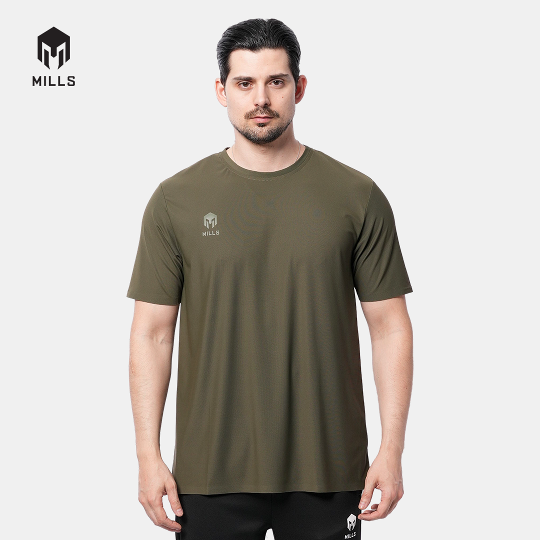 MILLS Kaos Oblong Katun Cotton T-Shirt Energa 00100050