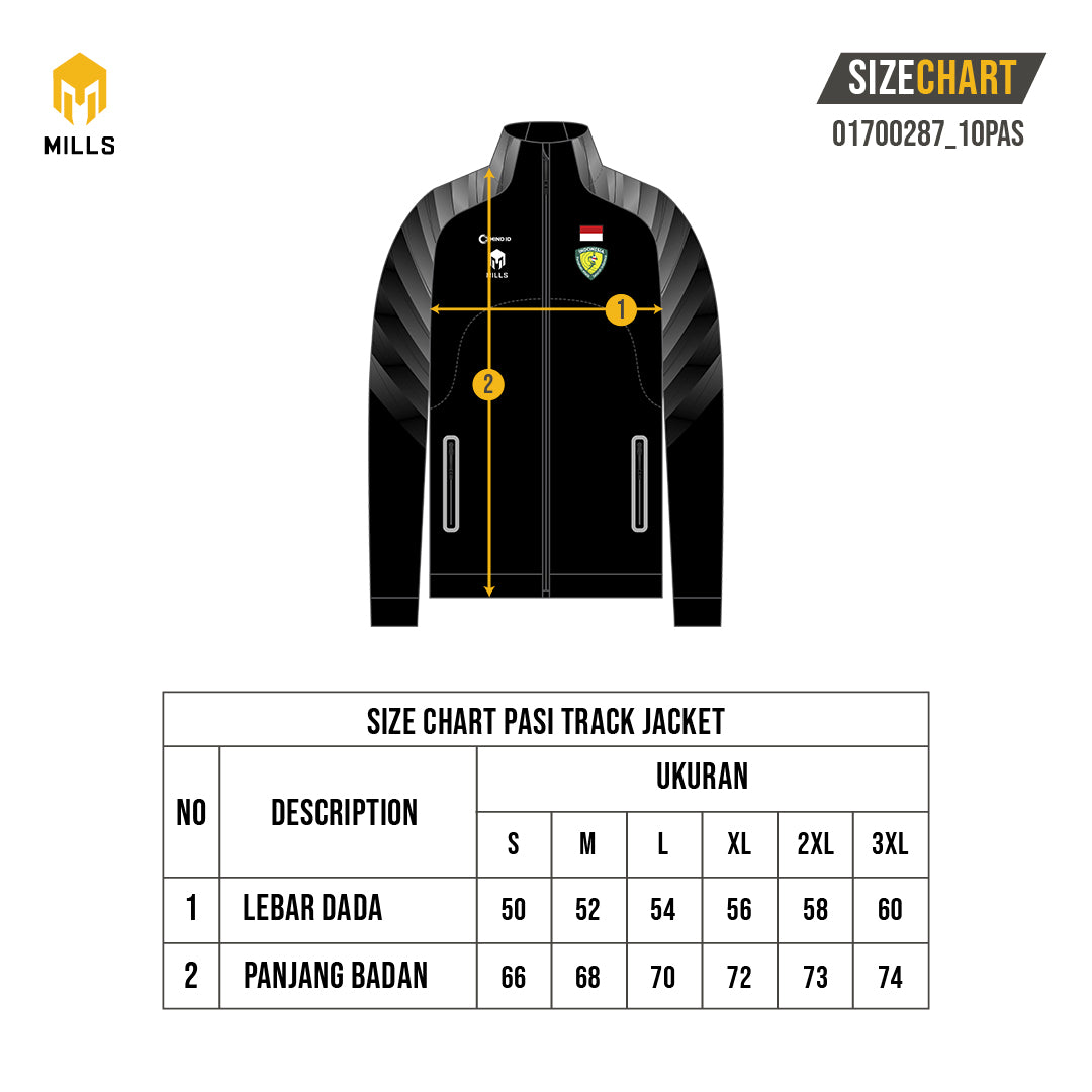 MILLS PASI TRACK JACKET BLACK 01700287