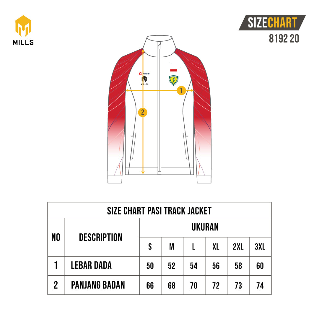 MILLS PASI TRACK JACKET WHITE 8192