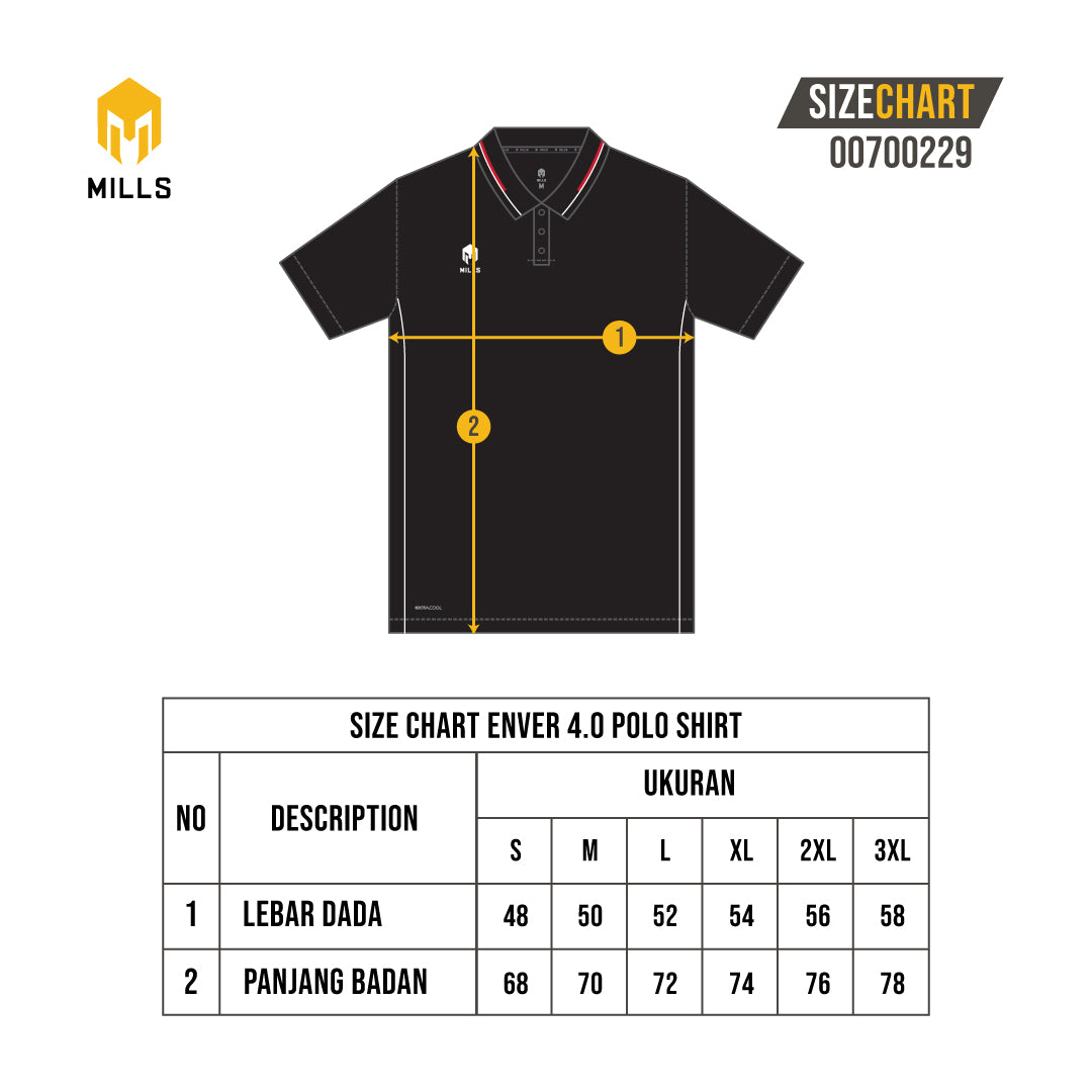 MILLS POLO SHIRT ENVER 4.0 POLO SHIRT SHORT SLEEVE 00700229