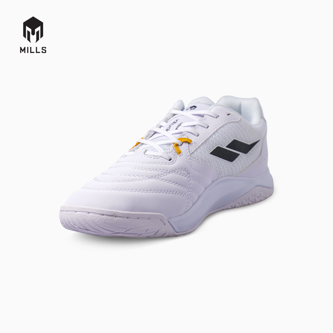 MILLS SEPATU FUTSAL VOLTASALA ARION M2 WHITE/GOLD/BLACK 9501901