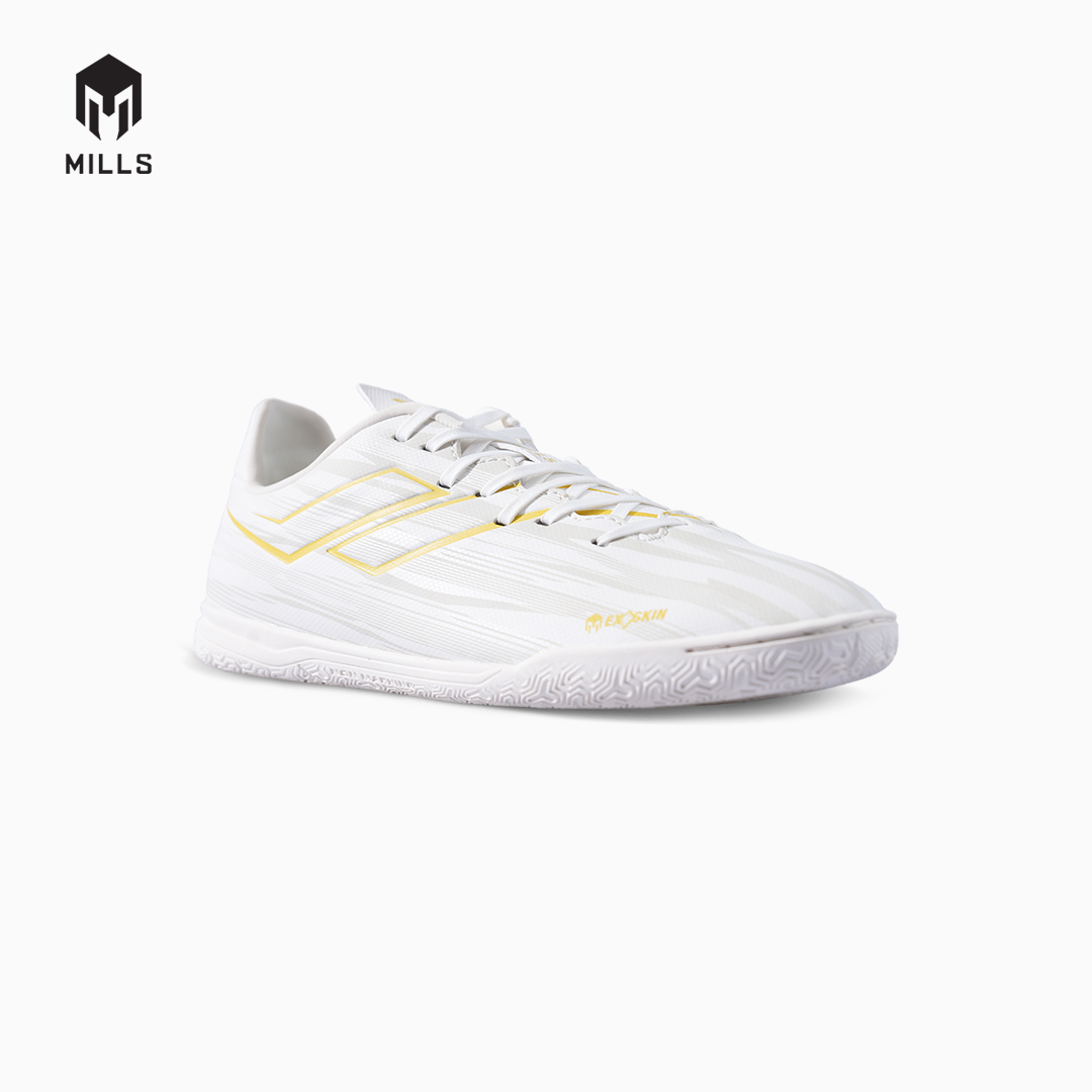 MILLS SEPATU FUTSAL ESPADA IN JR WHITE/GOLD 9801203