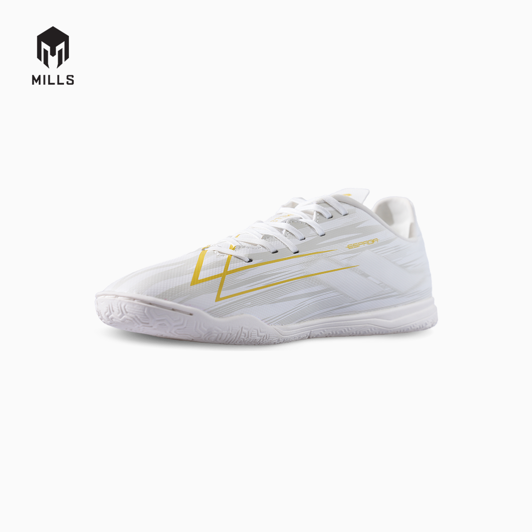 MILLS SEPATU FUTSAL ESPADA IN JR WHITE/GOLD 9801203