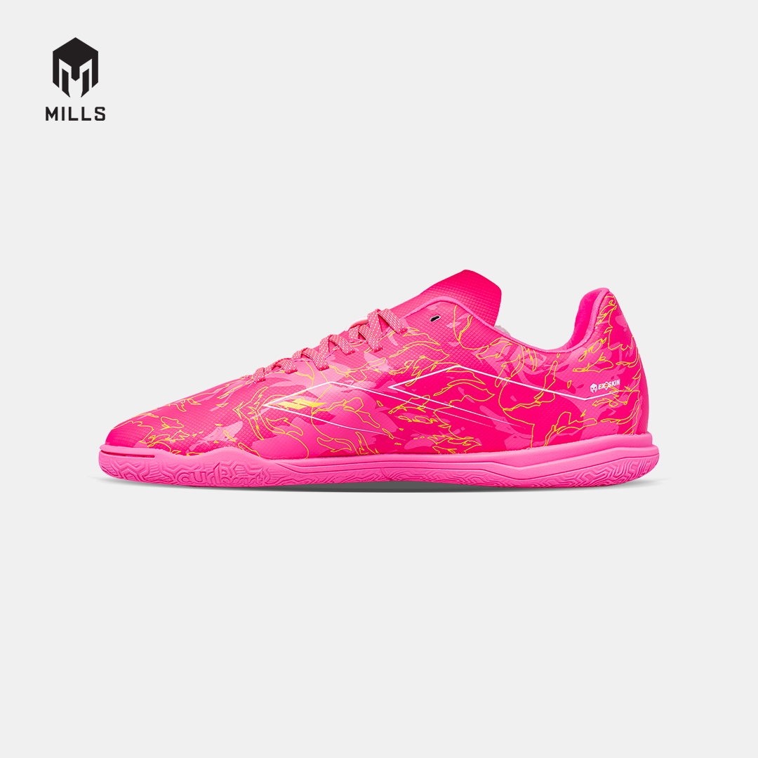 MILLS SEPATU FUTSAL FLAME 2.0 IN JR NEON PINK/YELLOW MUSTARD 9803501