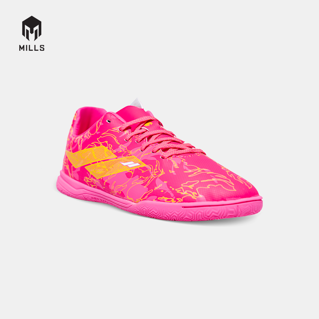 MILLS SEPATU FUTSAL FLAME 2.0 IN JR NEON PINK/YELLOW MUSTARD 9803501