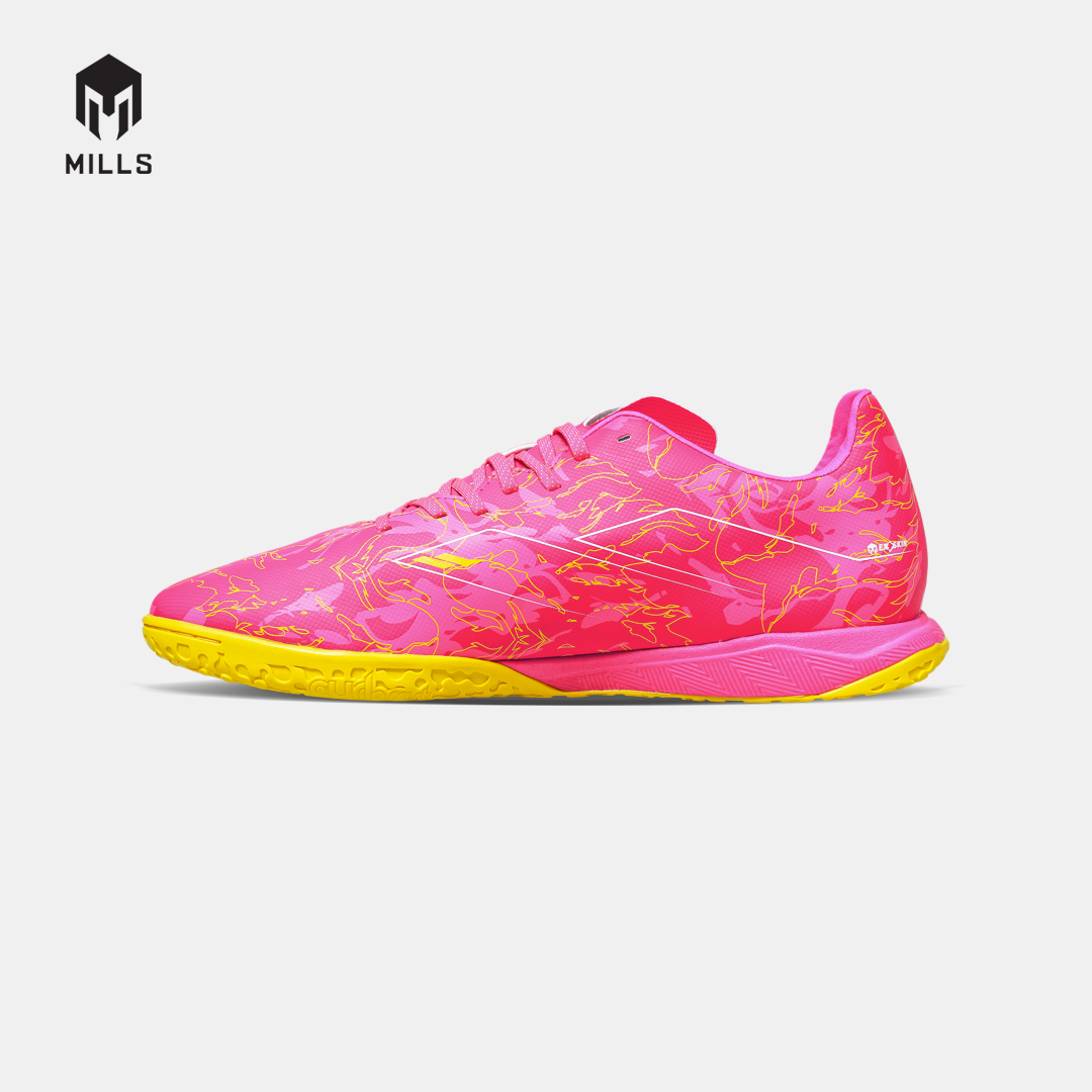 MILLS Sepatu Futsal Flame 2.0 IN Neon Pink / Yellow Mustrad 9403906