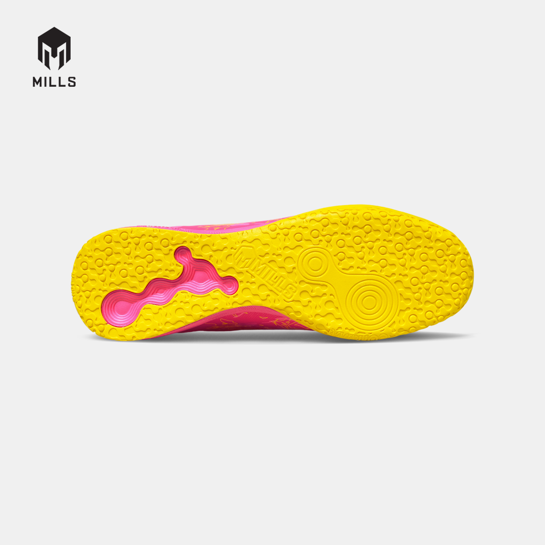 MILLS Sepatu Futsal Flame 2.0 IN Neon Pink / Yellow Mustrad 9403906