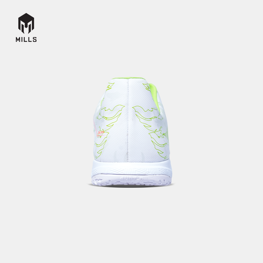 MILLS Sepatu Futsal Flame 2.0 IN White / Lime Green 9403908