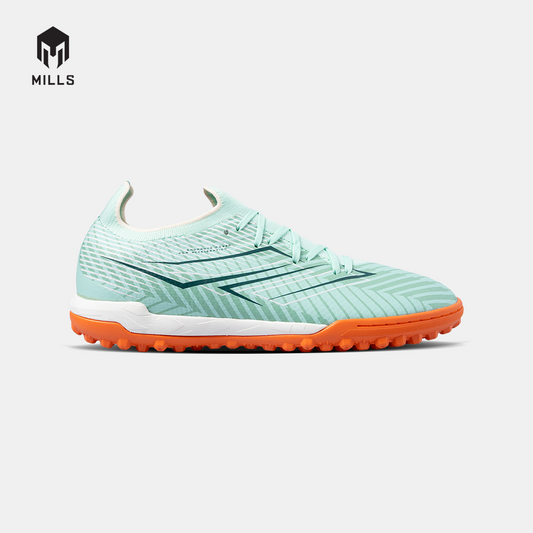 MILLS Sepatu Futsal Helios Prime Turf Soft Green / Orange 9001403