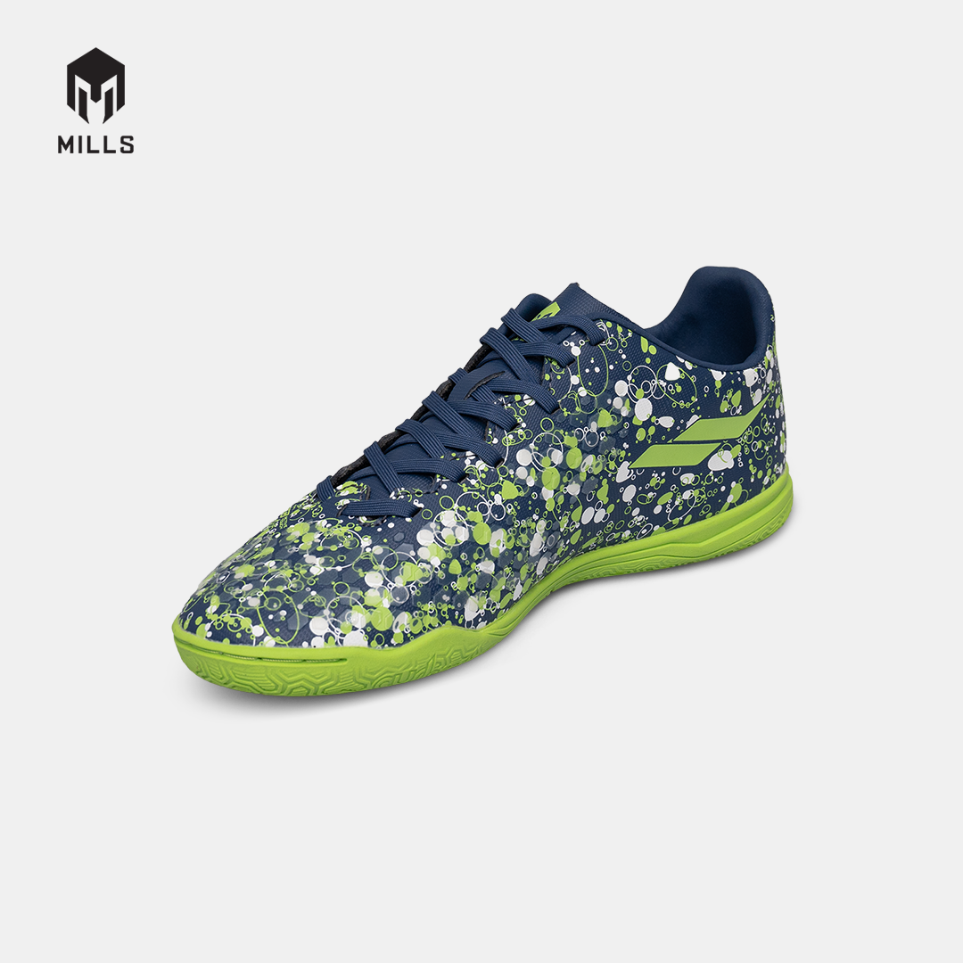 MILLS SEPATU FUTSAL OXY IN JR NAVY/GREEN 9801108