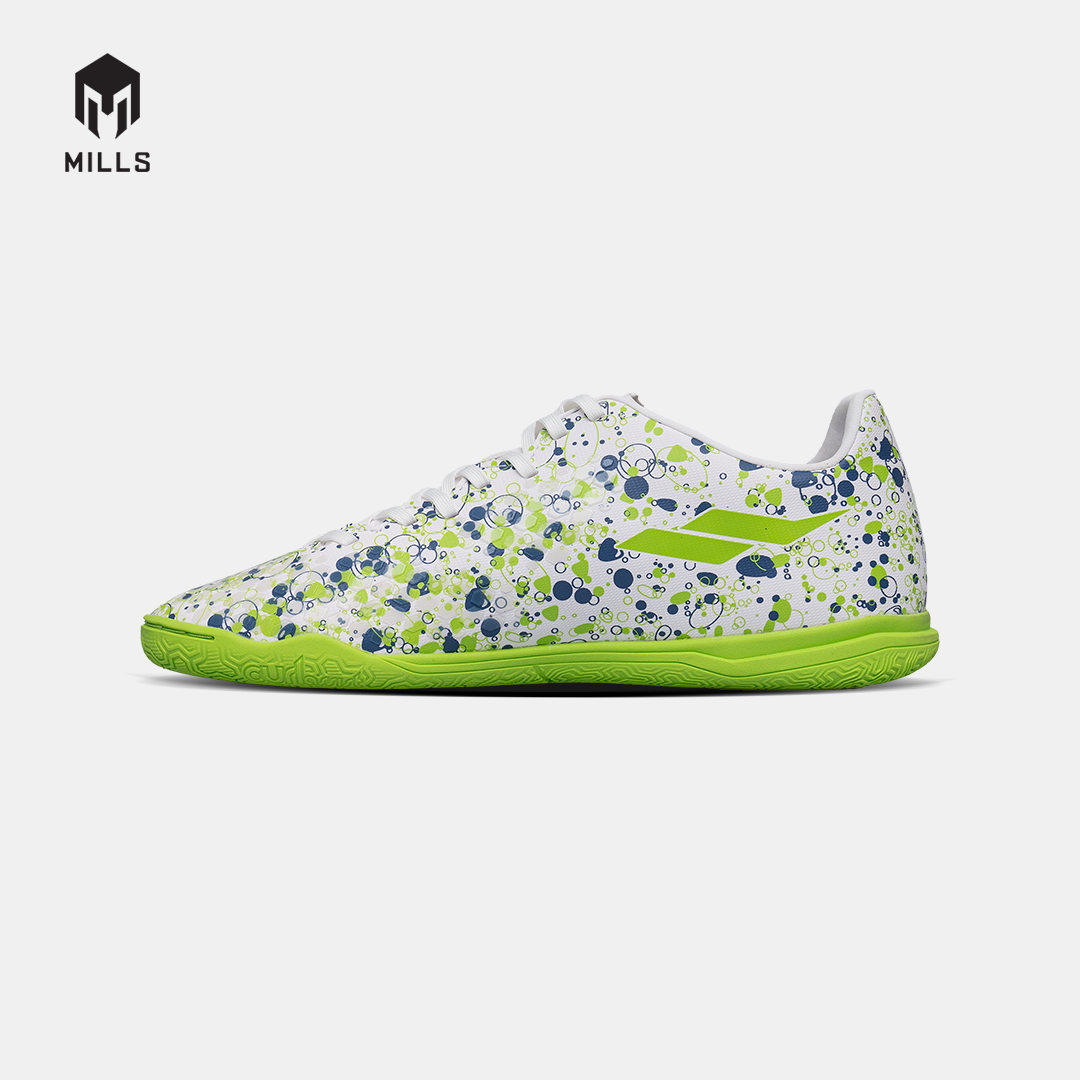 MILLS SEPATU FUTSAL OXY IN JR WHITE/LT.GREEN 9801107