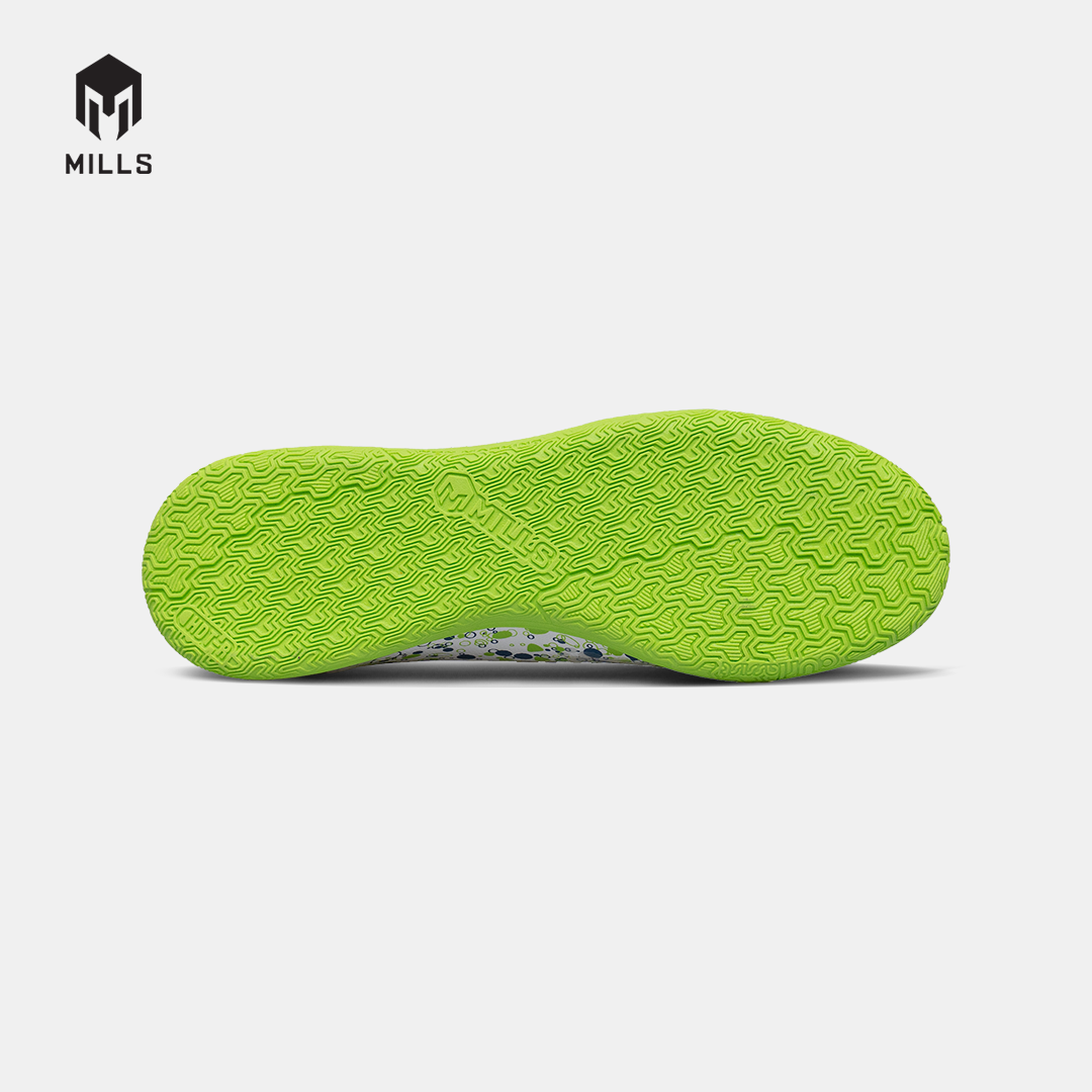 MILLS SEPATU FUTSAL OXY IN JR WHITE/LT.GREEN 9801107