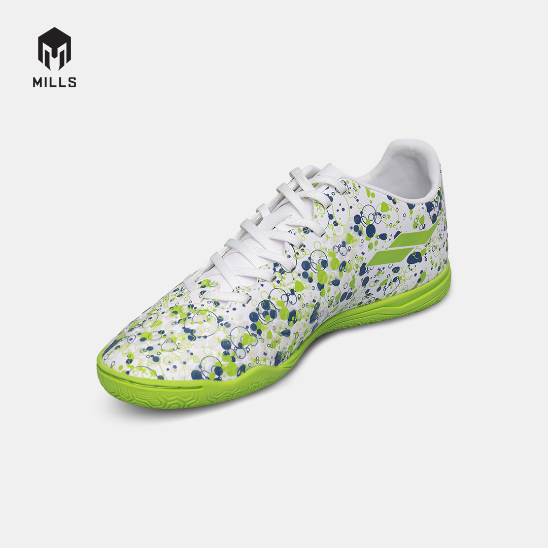 MILLS SEPATU FUTSAL OXY IN JR WHITE/LT.GREEN 9801107