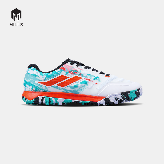 MILLS SEPATU FUTSAL VOLTASALA ALVEZ TF WHITE/BRIGHT RED/GREEN 9005604