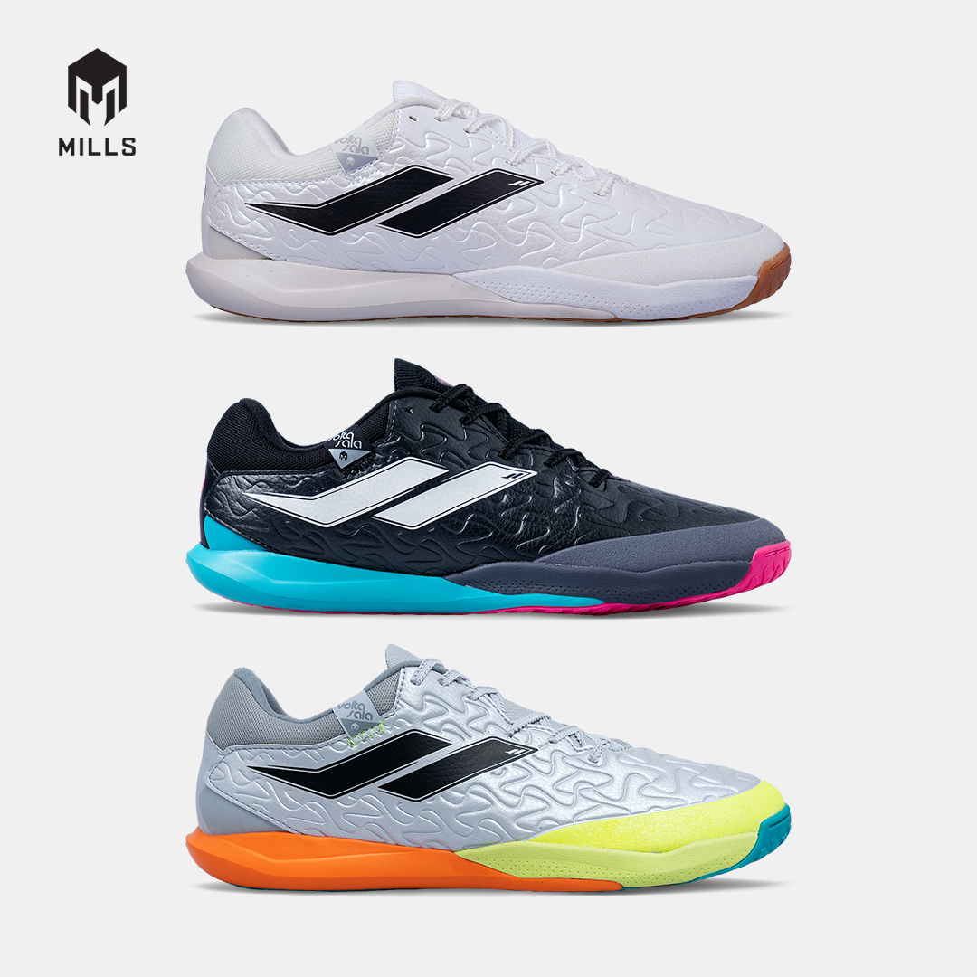 MILLS SEPATU FUTSAL VOLTASALA APEX M2 ELITE WHITE/WINTER WHITE/GUM 9503006