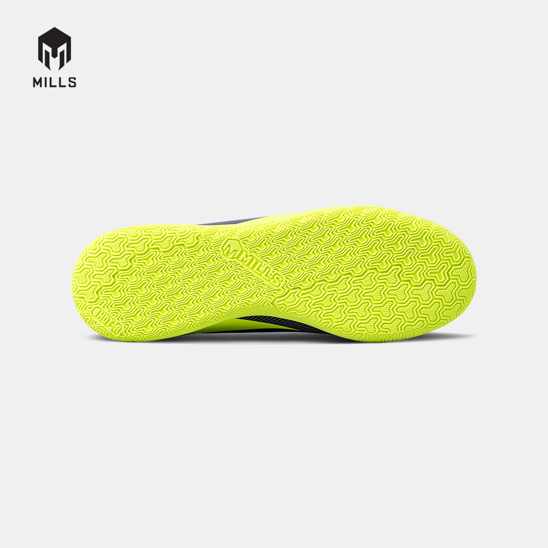 MILLS SEPATU FUTSAL VULCAN 2.0 IN JR BLACK/SILVER/NEON 9803305