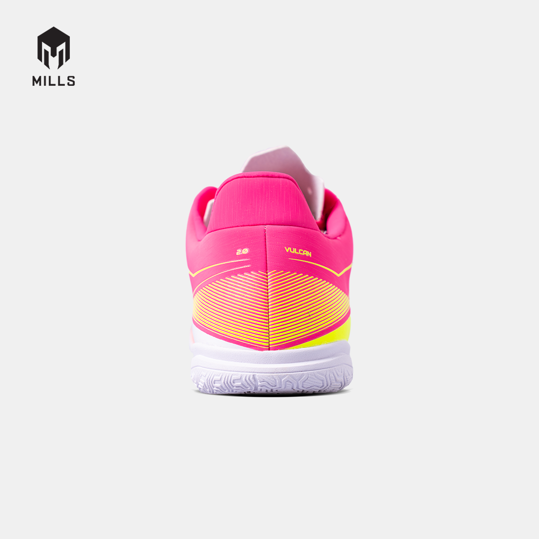 MILLS SEPATU FUTSAL VULCAN 2.0 IN JR MAGENTA/NEON/WHITE 9803302