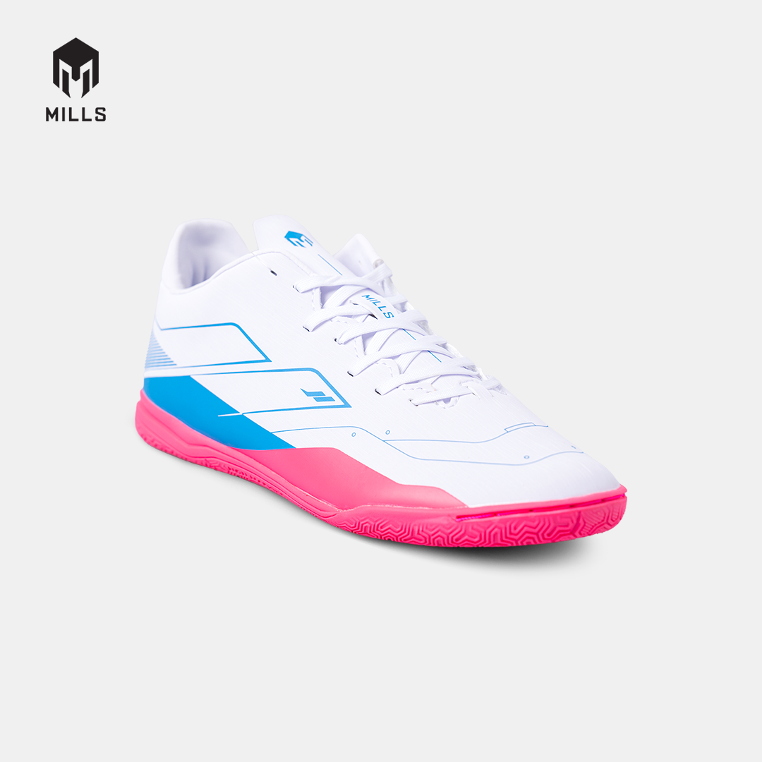 MILLS SEPATU FUTSAL VULCAN 2.0 IN JR WHITE/BLUE/MAGENTA 9803303