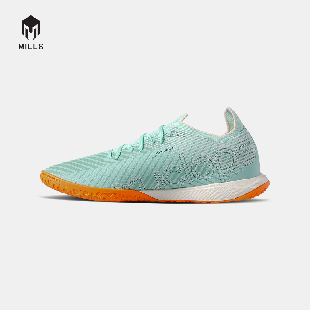 MILLS SEPATU FUTSAL XYCLOPS HELIOS PRIME IN SOFT.GREEN/ORANGE 9405803